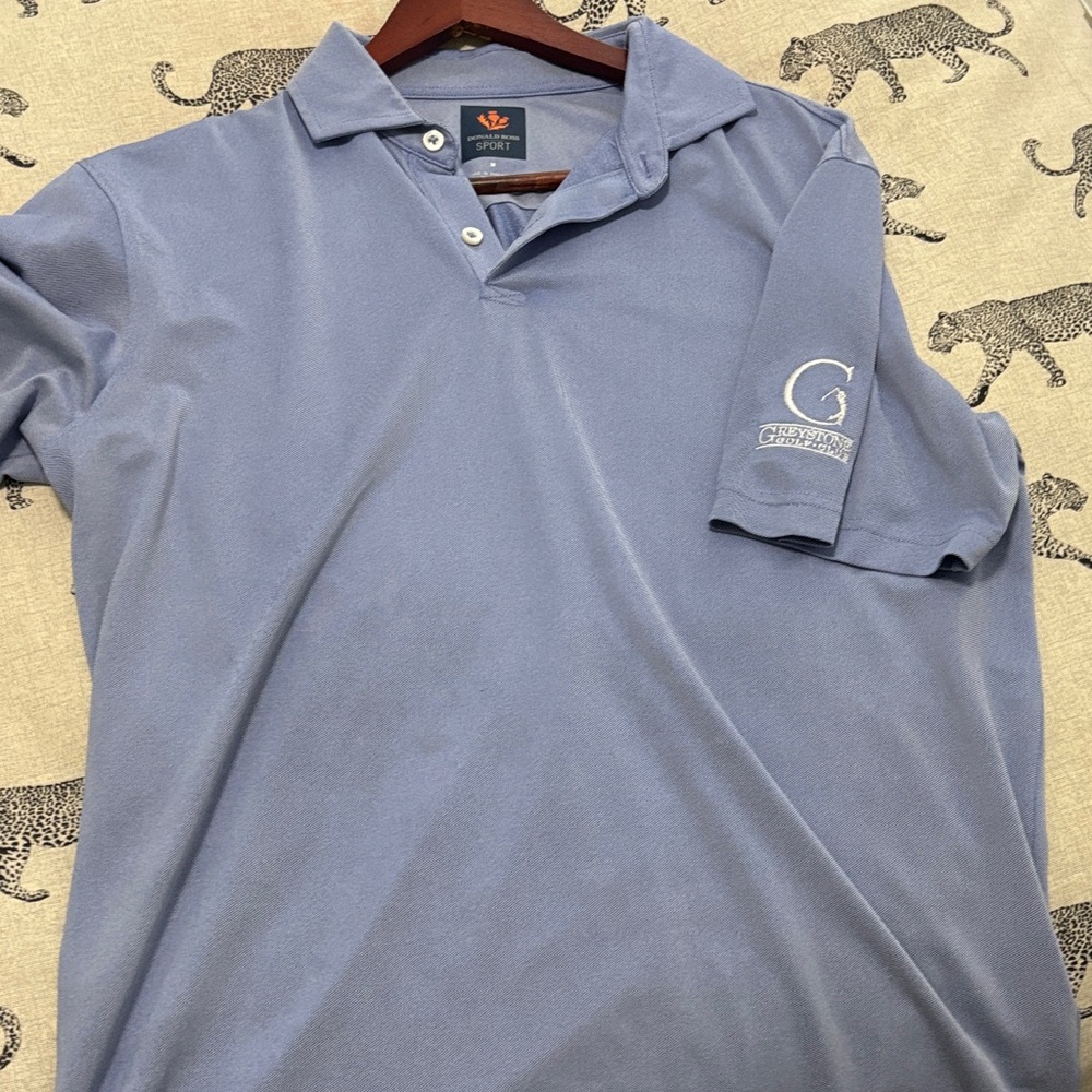 Donald Ross Blue Polo Shirt